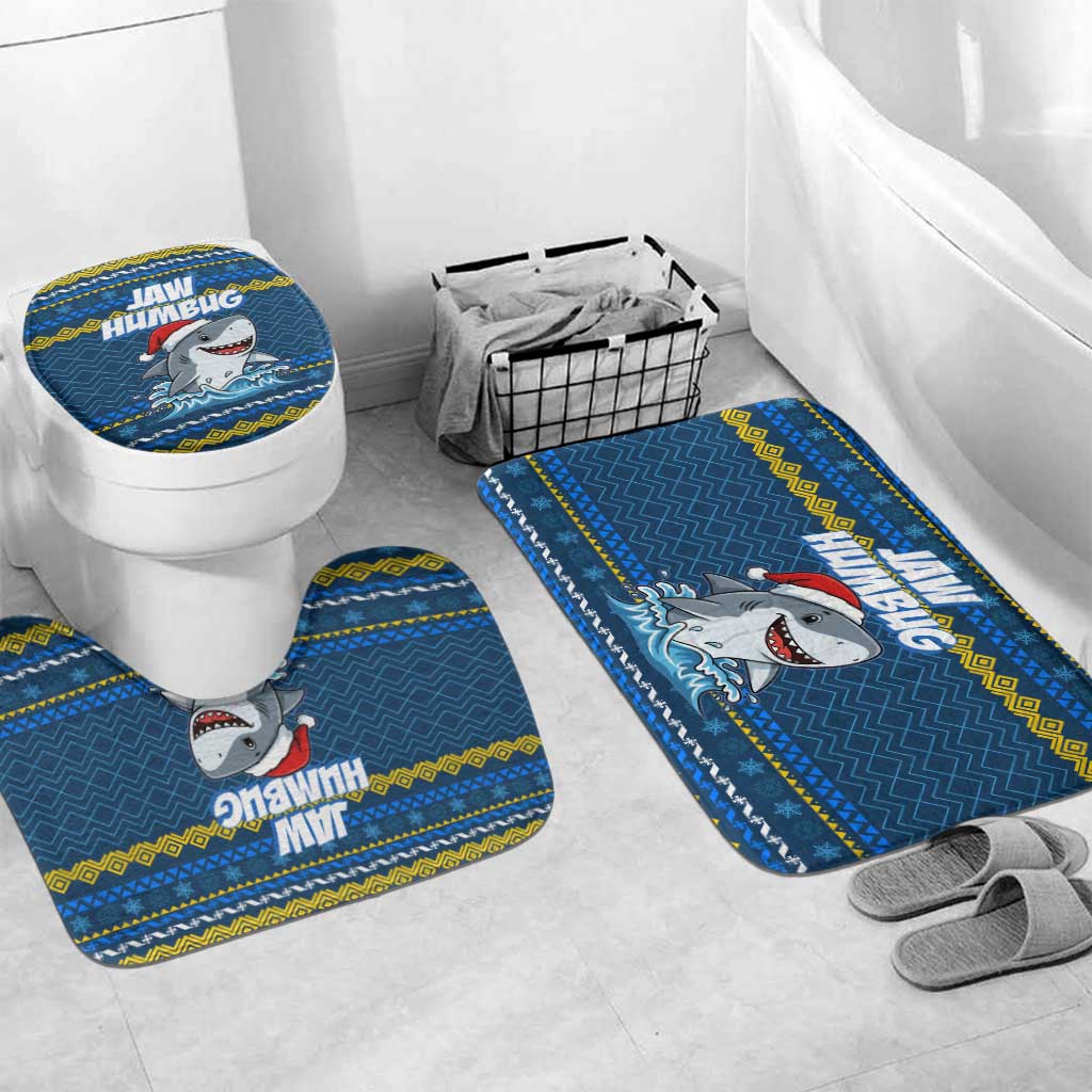 Christmas Jaw Humbug Bathroom Set Xmas Holiday Patterns - Wonder Print Shop
