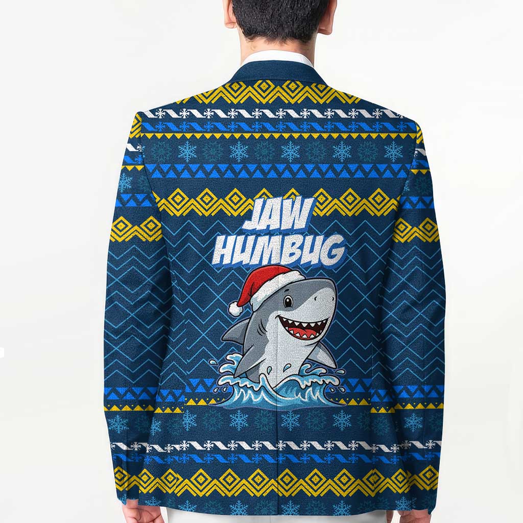 Christmas Jaw Humbug Blazer Xmas Holiday Patterns - Wonder Print Shop