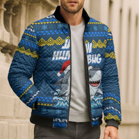 Christmas Jaw Humbug Bomber Puffer Jacket Xmas Holiday Patterns - Wonder Print Shop