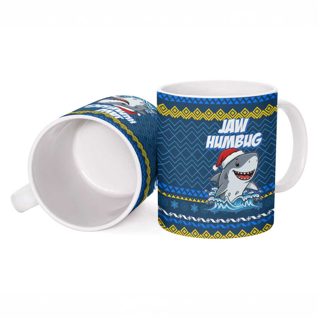 Christmas Jaw Humbug Ceramic Mug Xmas Holiday Patterns - Wonder Print Shop