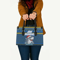 Christmas Jaw Humbug Leather Bag Xmas Holiday Patterns - Wonder Print Shop
