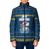 Christmas Jaw Humbug Padded Jacket Xmas Holiday Patterns - Wonder Print Shop