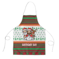Christmas Jesus Birthday Boy Apron Xmas Holiday Patterns - Wonder Print Shop