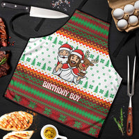 Christmas Jesus Birthday Boy Apron Xmas Holiday Patterns - Wonder Print Shop