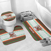Christmas Jesus Birthday Boy Bathroom Set Xmas Holiday Patterns - Wonder Print Shop