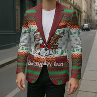 Christmas Jesus Birthday Boy Blazer Xmas Holiday Patterns - Wonder Print Shop
