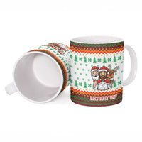 Christmas Jesus Birthday Boy Ceramic Mug Xmas Holiday Patterns - Wonder Print Shop