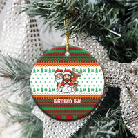 Christmas Jesus Birthday Boy Ceramic Ornament Xmas Holiday Patterns - Wonder Print Shop