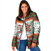Christmas Jesus Birthday Boy Padded Jacket Xmas Holiday Patterns - Wonder Print Shop