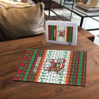 Christmas Jesus Birthday Boy Puzzle Xmas Holiday Patterns - Wonder Print Shop