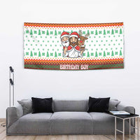 Christmas Jesus Birthday Boy Tapestry Xmas Holiday Patterns - Wonder Print Shop