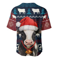 Lovely Cow Christmas Baseball Jersey Xmas Holiday Patterns - Wonder Print Shop
