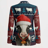 Lovely Cow Christmas Blazer Xmas Holiday Patterns - Wonder Print Shop