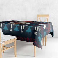 Lovely Cow Christmas Tablecloth Xmas Holiday Patterns - Wonder Print Shop