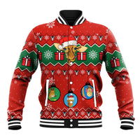 Lovely Giraffe Christmas Baseball Jacket Xmas Holiday Patterns - Wonder Print Shop