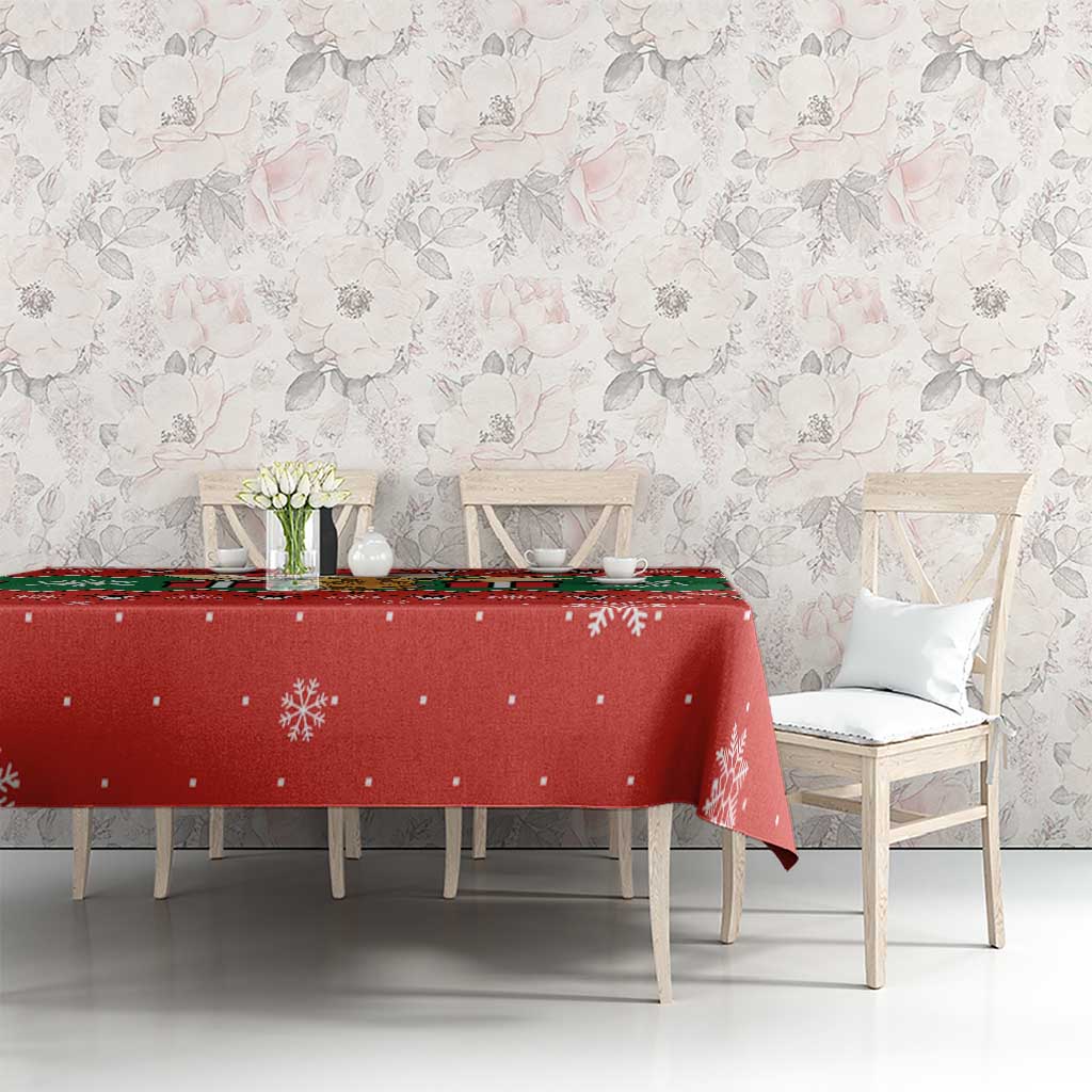 Lovely Giraffe Christmas Tablecloth Xmas Holiday Patterns - Wonder Print Shop