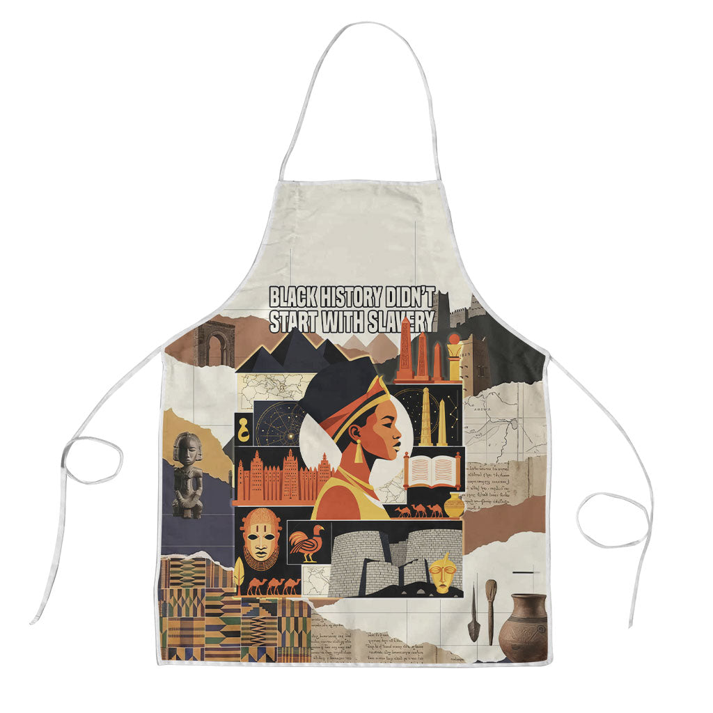 Black History Didn't Start With Slavery Apron African Heritage Ancient Egypt Civilizations