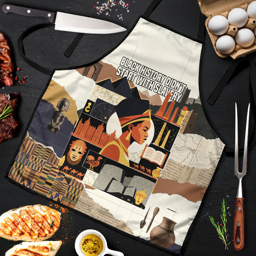 Black History Didn't Start With Slavery Apron African Heritage Ancient Egypt Civilizations