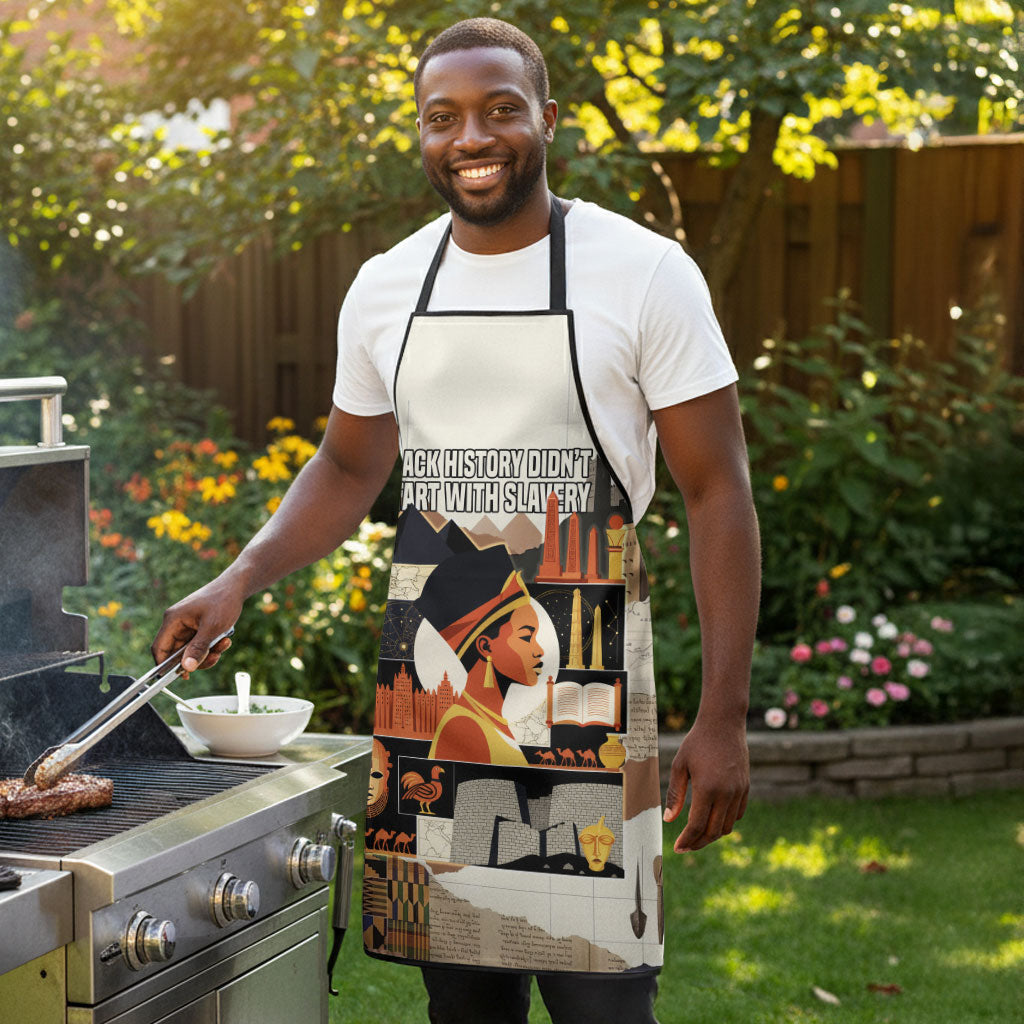 Black History Didn't Start With Slavery Apron African Heritage Ancient Egypt Civilizations