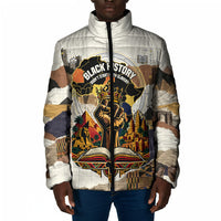 Black History Didn't Start With Slavery Padded Jacket African Heritage Ancient Egypt Civilizations