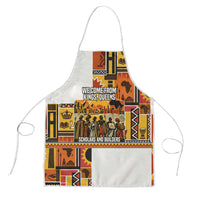 Black History Didn't Start With Slavery Apron Pan African Ancient Kings Queens