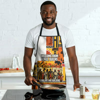 Black History Didn't Start With Slavery Apron Pan African Ancient Kings Queens