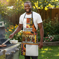 Black History Didn't Start With Slavery Apron Pan African Ancient Kings Queens