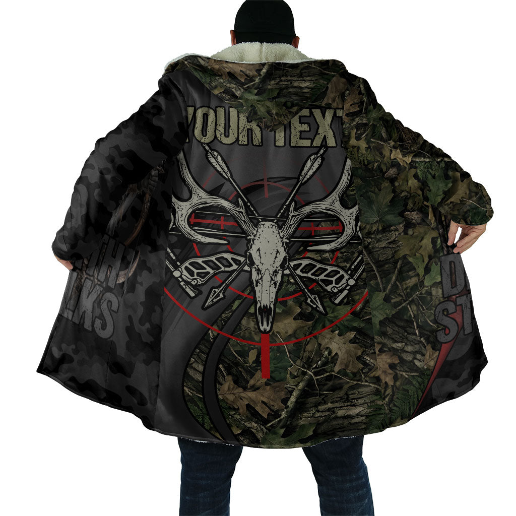 Personalized Death Stalks Bowhunting Deer Skull Cloak Grim Reaper Bow Hunter Camo Crossfire Target Art