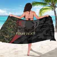 Personalized Death Stalks Bowhunting Deer Skull Sarong Grim Reaper Bow Hunter Camo Crossfire Target Art