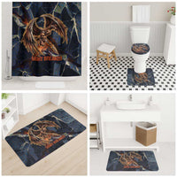 Heru-Ur Bathroom Set Flaming Wings and Sword Ancient Egyptian Warrior