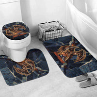 Heru-Ur Bathroom Set Flaming Wings and Sword Ancient Egyptian Warrior