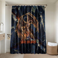 Heru-Ur Bathroom Set Flaming Wings and Sword Ancient Egyptian Warrior
