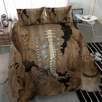 Imhotep Eye of Horus Bedding Set Papyrus Scrolls Ancient Egyptian Medicine