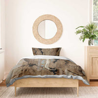 Imhotep Eye of Horus Bedding Set Papyrus Scrolls Ancient Egyptian Medicine