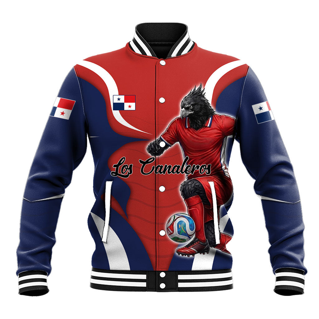 Personalized Panama Soccer Los Canaleros Baseball Jacket Football Harpy Eagle Mascot