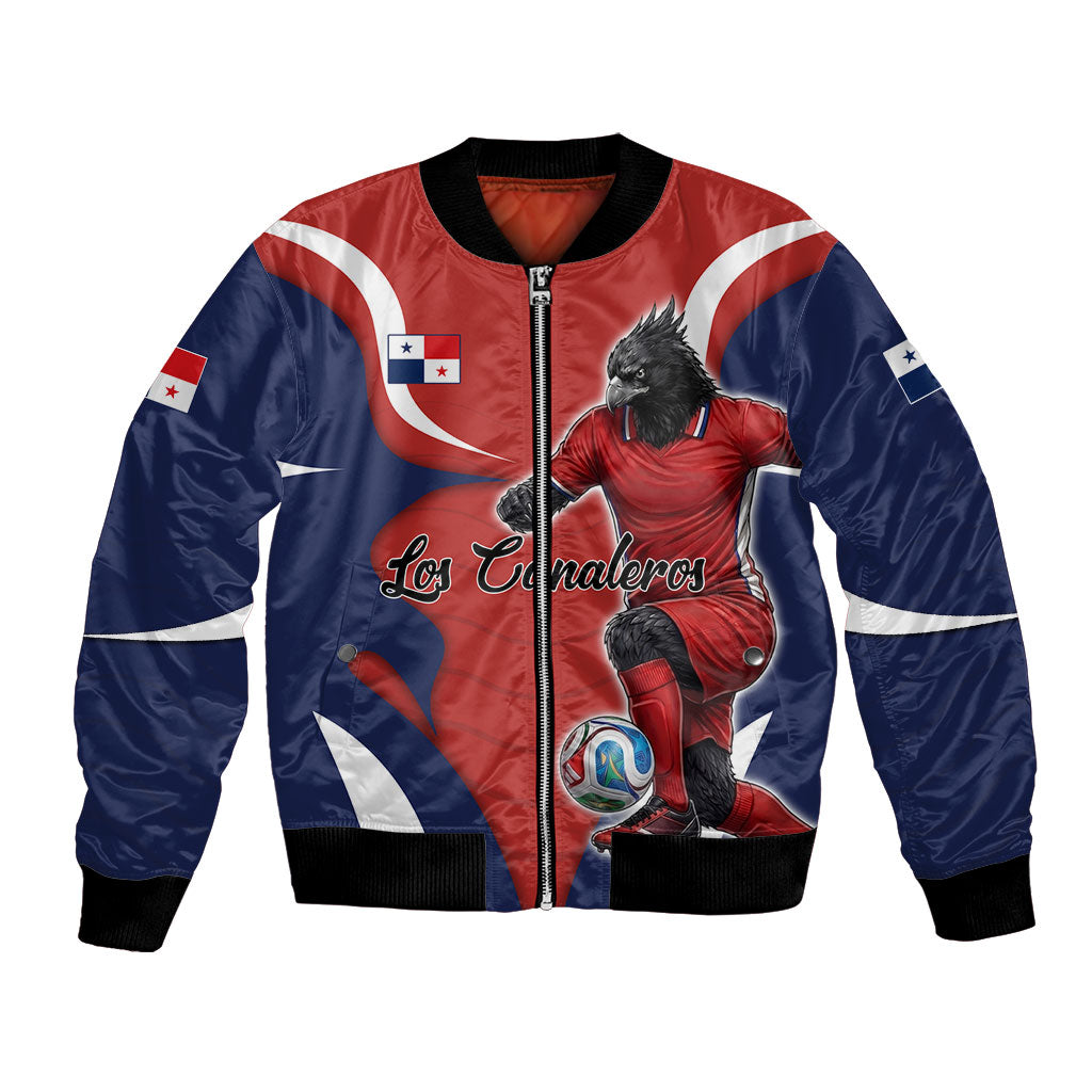 Personalized Panama Soccer Los Canaleros Bomber Jacket Football Harpy Eagle Mascot