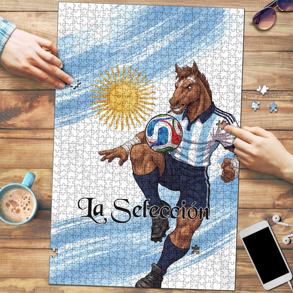 Argentina Football Puzzle La Seleccion Horse - Sun Of May