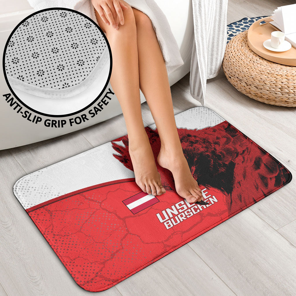 Austria Football Bathroom Set Unsere Burschen Eagle Mascot