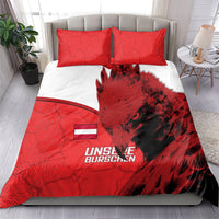 Austria Football Bedding Set Unsere Burschen Eagle Mascot