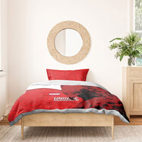 Austria Football Bedding Set Unsere Burschen Eagle Mascot