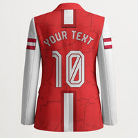Personalized Austria Football Blazer Unsere Burschen Eagle Mascot