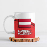 Austria Football Ceramic Mug Unsere Burschen Eagle Mascot