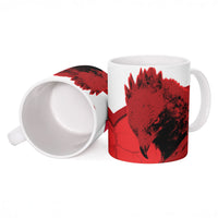Austria Football Ceramic Mug Unsere Burschen Eagle Mascot