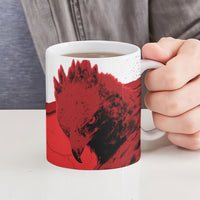 Austria Football Ceramic Mug Unsere Burschen Eagle Mascot