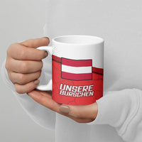 Austria Football Ceramic Mug Unsere Burschen Eagle Mascot