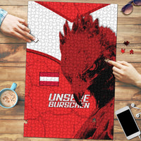 Austria Football Puzzle Unsere Burschen Eagle Mascot