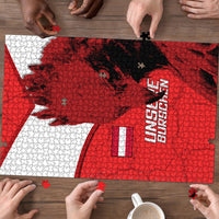 Austria Football Puzzle Unsere Burschen Eagle Mascot