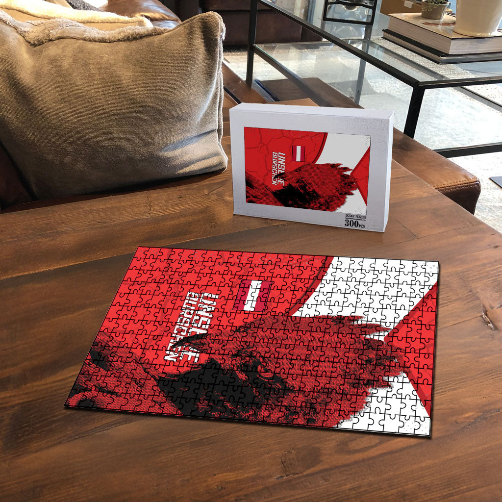 Austria Football Puzzle Unsere Burschen Eagle Mascot