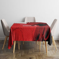 Austria Football Tablecloth Unsere Burschen Eagle Mascot