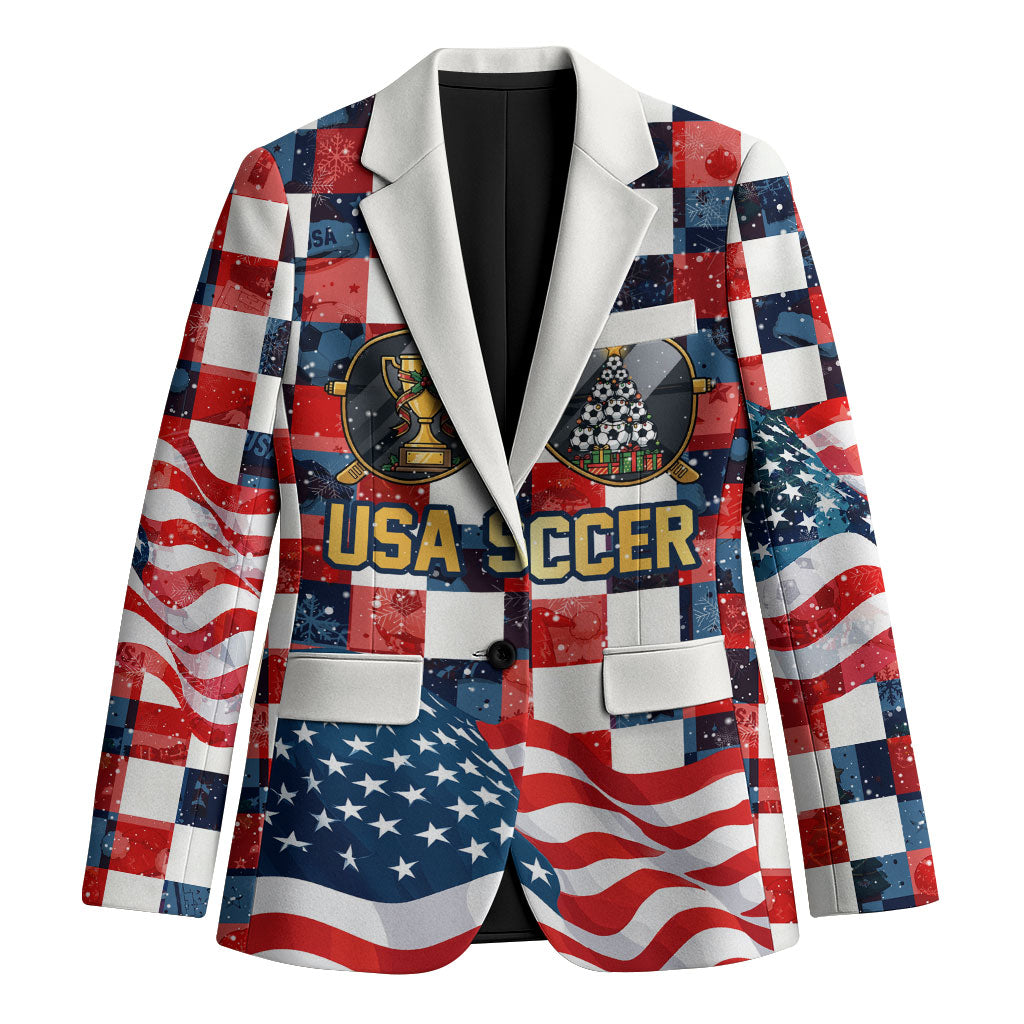 USA Soccer Summer Christmas In July Blazer Summer Santa World Football 2026